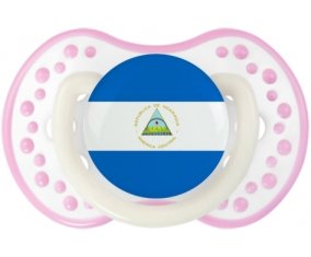 Drapeau Nicaragua Sucete LOVI Dynamic Blanc-rose phosphorescente