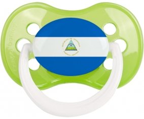 Drapeau Nicaragua Sucete Anatomique Vert classique