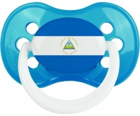 Drapeau Nicaragua Sucete Anatomique Cyan classique