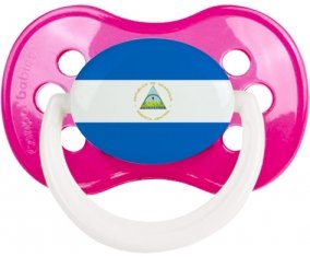 Drapeau Nicaragua Sucete Anatomique Rose foncé classique