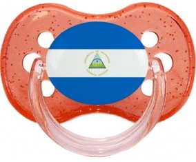 Drapeau Nicaragua Sucete Cerise Rouge à paillette