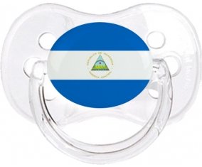 Drapeau Nicaragua Sucete Cerise Transparent classique
