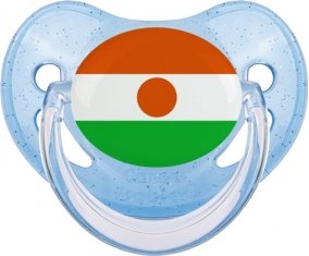 Drapeau Niger Sucete Physiologique Bleue à paillette