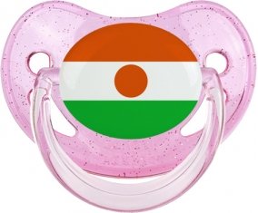 Drapeau Niger Sucete Physiologique Rose à paillette