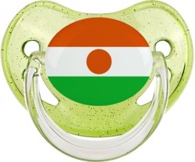 Drapeau Niger Sucete Physiologique Vert à paillette
