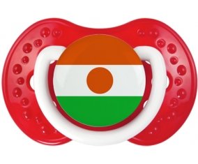 Drapeau Niger Tétine LOVI Dynamic Blanc-rouge classique