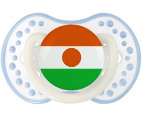 Drapeau Niger Tétine LOVI Dynamic Blanc-cyan classique