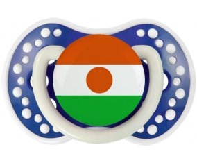 Drapeau Niger Tétine LOVI Dynamic Bleu-marine phosphorescente