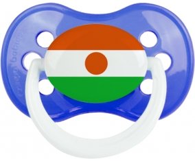 Drapeau Niger Sucette Anatomique Bleu classique
