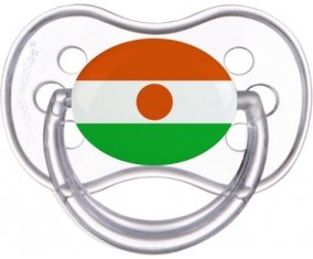 Drapeau Niger Sucette Anatomique Transparente classique