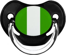 Drapeau Nigeria Sucette Physiologique Noir classique