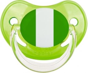Drapeau Nigeria Sucette Physiologique Vert classique