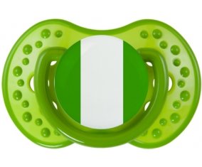 Drapeau Nigeria : Sucette LOVI Dynamic personnalisée