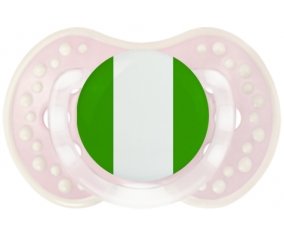 Drapeau Nigeria Sucette LOVI Dynamic Retro-rose-tendre classique