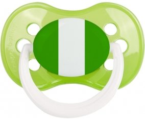 Drapeau Nigeria Tétine Anatomique Vert classique