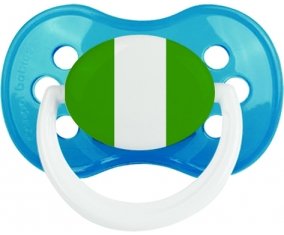 Drapeau Nigeria Tétine Anatomique Cyan classique