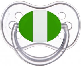 Drapeau Nigeria Tétine Anatomique Transparente classique