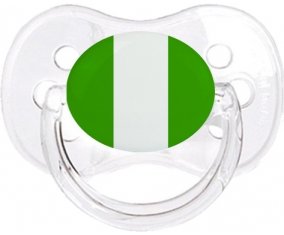Drapeau Nigeria Sucette Cerise Transparent classique