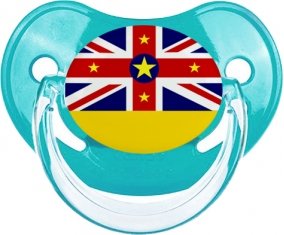 Drapeau Niue : Sucette Physiologique personnalisée