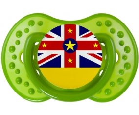 Drapeau Niue : Sucette LOVI Dynamic personnalisée