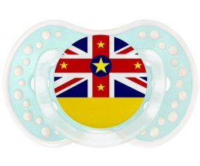Drapeau Niue Sucette LOVI Dynamic Retro-turquoise-lagon classique