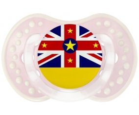 Drapeau Niue Sucette LOVI Dynamic Retro-rose-tendre classique