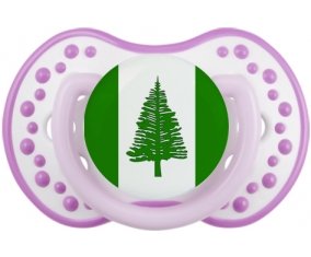 Drapeau l'ile de Norfolk Sucete LOVI Dynamic Blanc-mauve classique