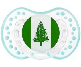 Drapeau l'ile de Norfolk Sucete LOVI Dynamic Retro-blanc-lagon classique