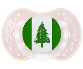 Drapeau l'ile de Norfolk Sucete LOVI Dynamic Retro-rose-tendre classique
