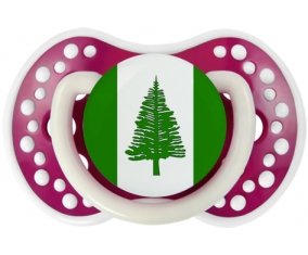 Drapeau l'ile de Norfolk Sucete LOVI Dynamic Fuchsia phosphorescente