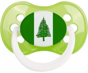 Drapeau l'ile de Norfolk Sucete Anatomique Vert classique
