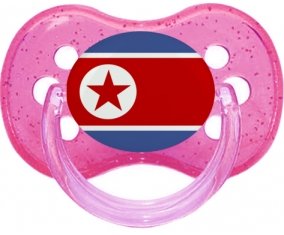 Drapeau Irlande du Nord Sucette Cerise Rose à paillette