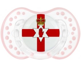 Drapeau Îles Mariannes du Nord Sucette LOVI Dynamic Retro-blanc-rose-tendre classique