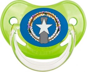 Drapeau Corée du Nord Sucette Physiologique Vert classique