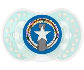 Drapeau Corée du Nord Sucette LOVI Dynamic Retro-turquoise-lagon classique