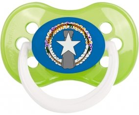 Drapeau Corée du Nord Sucette Anatomique Vert classique