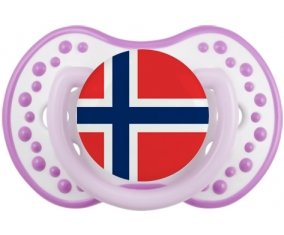 Drapeau Norvège Sucete LOVI Dynamic Blanc-mauve classique