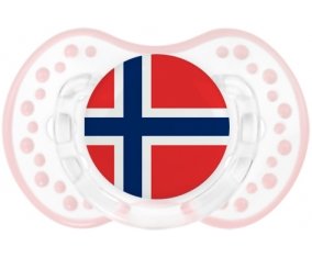 Drapeau Norvège Sucete LOVI Dynamic Retro-blanc-rose-tendre classique