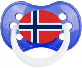 Drapeau Norvège : Sucette Anatomique personnalisée