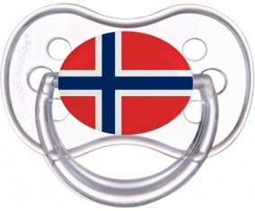 Drapeau Norvège Sucete Anatomique Transparente classique