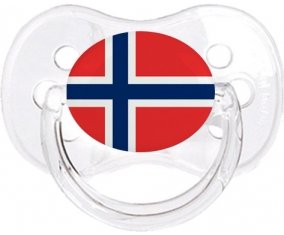 Drapeau Norvège Sucete Cerise Transparent classique