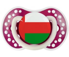 Drapeau Oman Tétine LOVI Dynamic Fuchsia phosphorescente