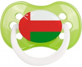 Drapeau Oman Sucette Anatomique Vert classique
