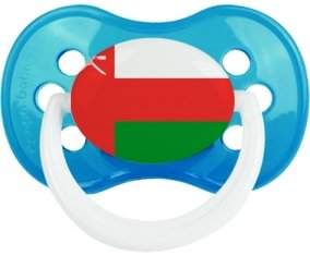 Drapeau Oman Sucette Anatomique Cyan classique