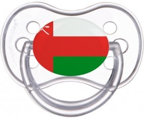 Drapeau Oman Sucette Anatomique Transparente classique