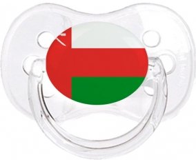 Drapeau Oman Sucette Cerise Transparent classique