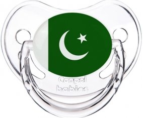 Drapeau Pakistan Sucette Physiologique Transparent classique