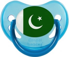 Drapeau Pakistan Sucette Physiologique Bleue phosphorescente