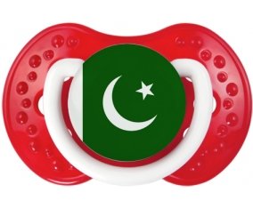 Drapeau Pakistan Sucette LOVI Dynamic Blanc-rouge classique