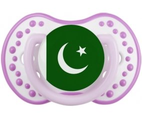 Drapeau Pakistan Sucette LOVI Dynamic Blanc-mauve classique